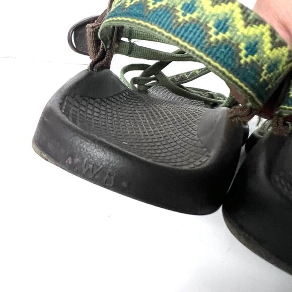Chaco ZX1 Ecotread Multicolor Adjustable Strappy Hiking Sandals - Picture 5 of 8